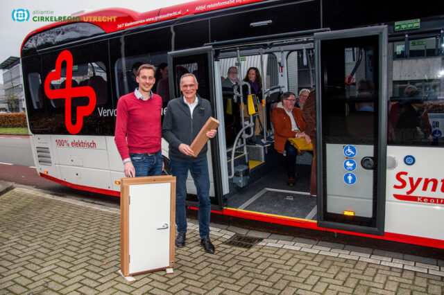 In de bus voor circulaire tour cirkelregio Utrecht