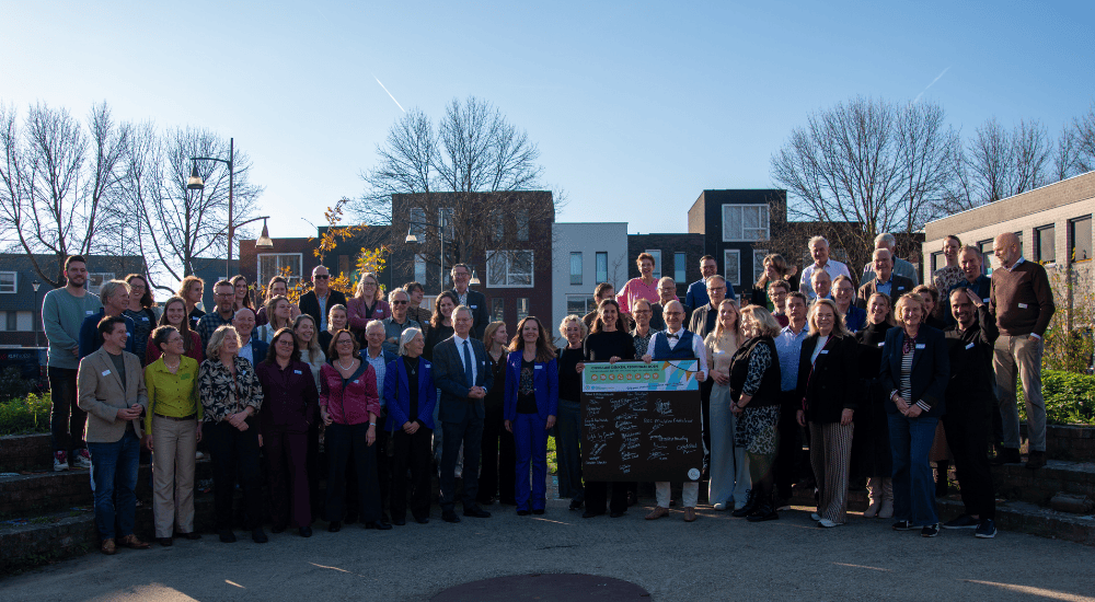 Groep ondertekenen koers
